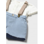 Mayoral Σετ παντελονι κοντο και μπλου θαλασσι 26-01278-040 1278