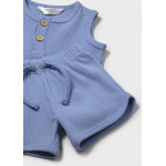 Mayoral Σετ παντελονι κοντο και καπελ μπλε 26-01294-033 1294