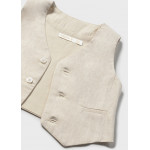 Mayoral Γιλεκο λινο suiting μπεζ μιξη 26-01312-014 1312