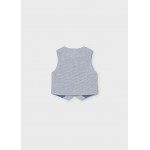 Mayoral Γιλεκο λινο suiting μπλε καρο 26-01312-015 1312