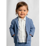 Mayoral Σακακι λινο suiting μπλε ουραν 26-01404-025 1404