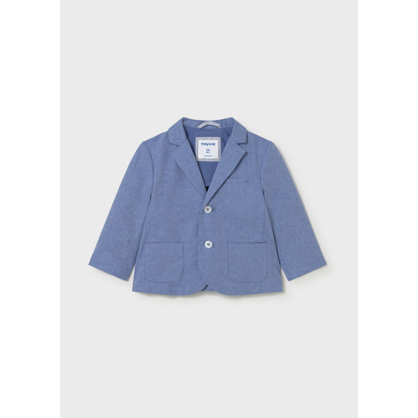 Mayoral Σακακι λινο suiting μπλε ουραν 26-01404-025 1404