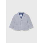 Mayoral Σακακι λινο suiting μπλε καρο 26-01404-026 1404
