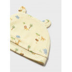 Mayoral Σετ φορμάκι κλειστό πέλμα και καπέλο Κίτρινο 26-01504-076