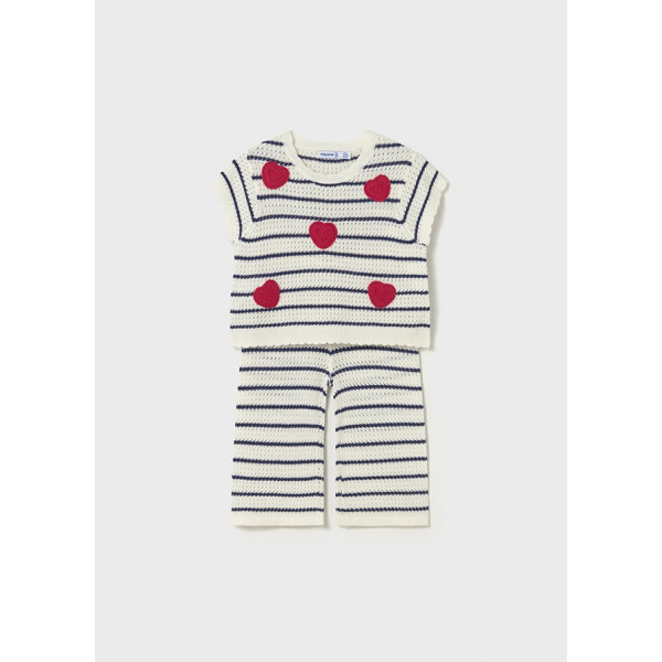 Mayoral Σετ παντελονι πλεκτο εκρου 26-01516-026 1516