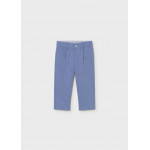 Mayoral Παντελονι λινο suiting μπλε ουραν 26-01517-049 1517