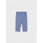 Mayoral Παντελονι λινο suiting μπλε ουραν 26-01517-049 1517