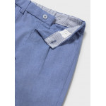 Mayoral Παντελονι λινο suiting μπλε ουραν 26-01517-049 1517