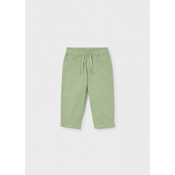 Mayoral Παντελονι ποπλινα ελαστικο πρασινο 26-01519-010 1519