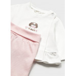 Mayoral Σετ φορμα κλειστο πελμα ροζ μπεμπε 26-01593-093 1593