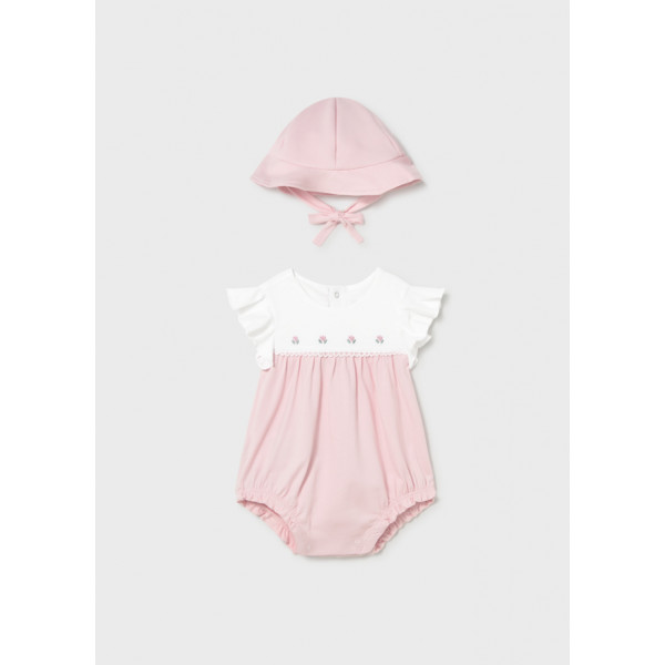 Mayoral Σετ φορμακι ροζ μπεμπε 26-01602-063 1602