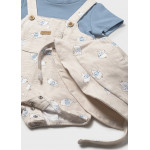 Mayoral Φορμακι σαλοπετα και καπελο μπεζ απαλο 26-01607-010 1607