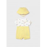 Mayoral Φορμακι σαλοπετα και καπελο κιτρινο 26-01607-011 1607