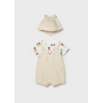 Mayoral Φορμακι σαλοπετα και καπελο μπεζ ανοιχ 26-01608-064 1608