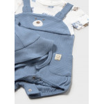 Mayoral Φορμακι σαλοπετα και καπελο μπλε απαλο 26-01608-065 1608