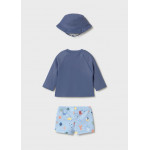 Mayoral Σετ μαγιο μπλε 26-01619-035 1619