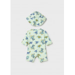 Mayoral Σετ μαγιο φορμακι με καπελο πρασινο 26-01620-038 1620