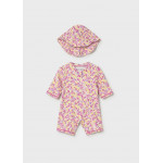 Mayoral Σετ μαγιο φορμακι με καπελο ροζ 26-01620-039 1620