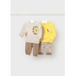 Mayoral Σετ μακο 4 τεμαχια μακρια μουσταρδι 26-01628-063 1628