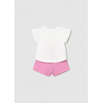 Mayoral Σετ 4 τεμαχια κοντομανικα ροζ 26-01641-052 1641