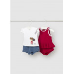 Mayoral Σετ μακο 4 τεμαχια αμανικα κοκκινο 26-01643-076 1643