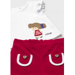 Mayoral Σετ μακο 4 τεμαχια αμανικα κοκκινο 26-01643-076 1643