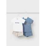 Mayoral Σετ μακο 4 τεμαχια μπλε απαλο 26-01652-038 1652