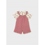 Mayoral Σετ σαλοπετα και μπλουζα ροζ 26-01656-018 1656