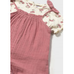 Mayoral Σετ σαλοπετα και μπλουζα ροζ 26-01656-018 1656