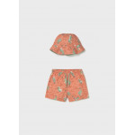 Mayoral Σετ μαγιο με καπελο πορτοκ απα 26-01660-071 1660