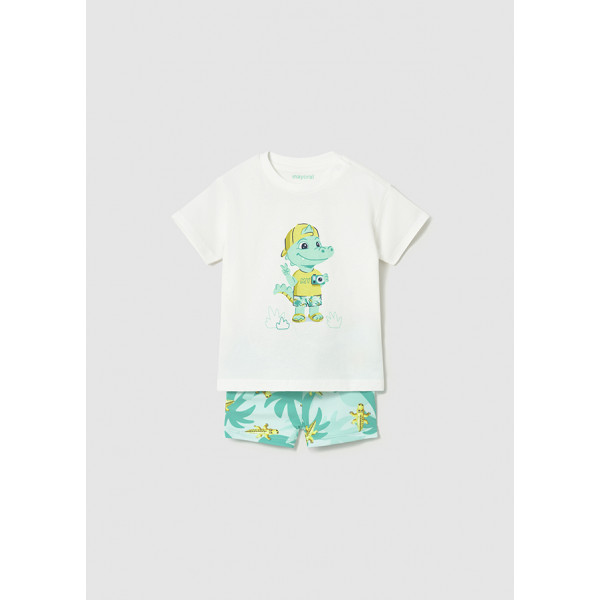 Mayoral Σετ μαγιο μπλουζα ακουαμαριν 26-01661-077 1661