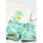 Mayoral Σετ μαγιο μπλουζα ακουαμαριν 26-01661-077 1661
