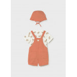 Mayoral Σετ σαλοπετα γκοφρε 3 τεμαχια πορτοκ απα 26-01663-023 1663