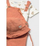 Mayoral Σετ σαλοπετα γκοφρε 3 τεμαχια πορτοκ απα 26-01663-023 1663