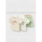Mayoral Σετ μακο 3 τεμαχια σταμπα πρασινο 26-01669-040 1669
