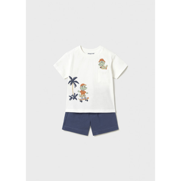 Mayoral Σετ μακο βερμουδα μπλε σκουρ 26-01672-054 1672