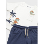 Mayoral Σετ μακο βερμουδα μπλε σκουρ 26-01672-054 1672