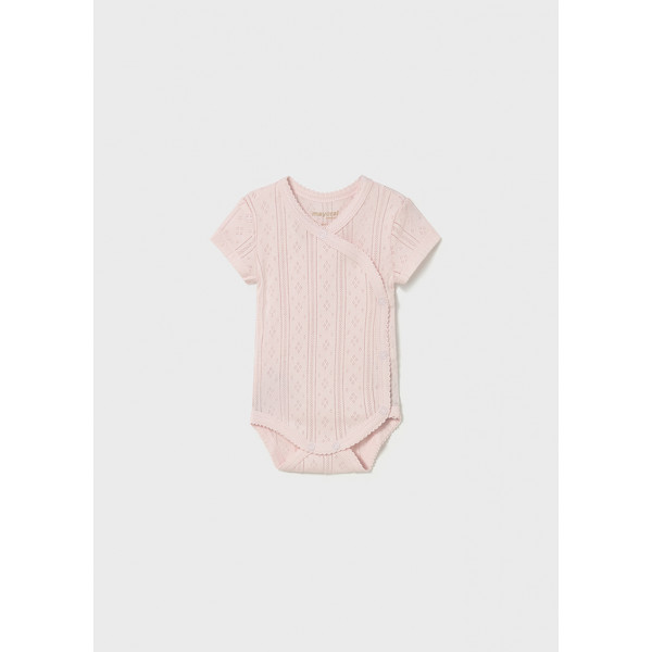 Mayoral Κορμακι κοντομανικο ροζ μπεμπε 26-01701-080 1701