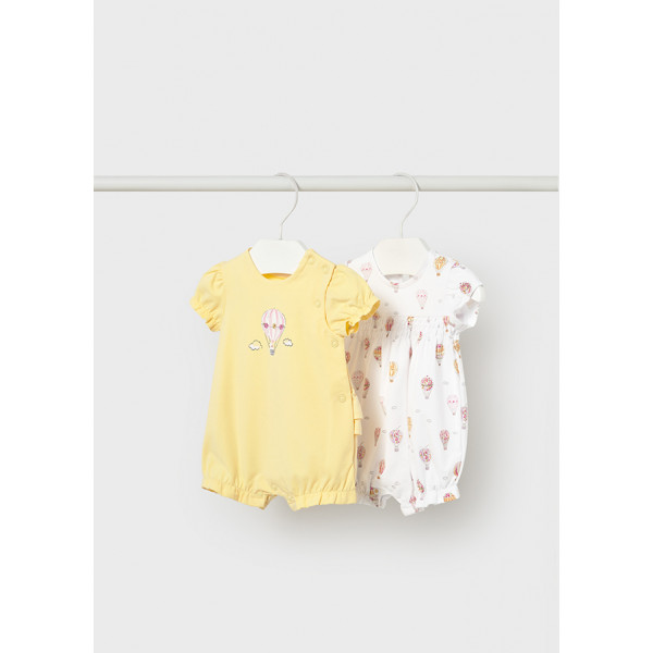 Mayoral Σετ 2 φορμακια κοντα κιτρινο 26-01705-094 1705