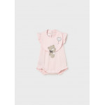 Mayoral Σετ φορμακι και σαλιαρα ροζ μπεμπε 26-01710-092 1710