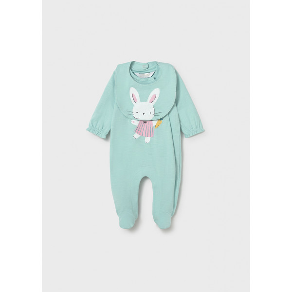 Mayoral Σετ φορμακι μακρυ και σαλιαρα φυστικι 26-01711-090 1711