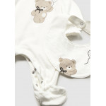 Mayoral Σετ φορμακι μακρυ και σαλιαρα εκρου 26-01711-091 1711