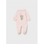 Mayoral Σετ φορμακι μακρυ και σαλιαρα ροζ μπεμπε 26-01711-092 1711