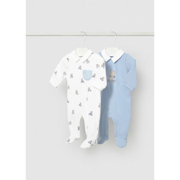 Mayoral Σετ 2 φορμακια μακρια γιακας σιελ 26-01716-093 1716