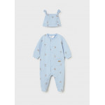 Mayoral Φορμακι μακρυ με καπελο σιελ 26-01718-069 1718