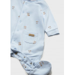 Mayoral Φορμακι μακρυ με καπελο σιελ 26-01718-069 1718