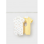 Mayoral Σετ 2 φορμακια κοντα κιτρινο 26-01719-073 1719