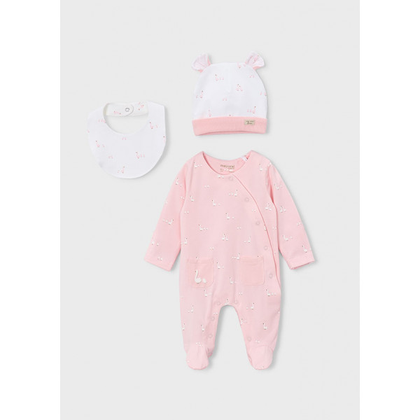 Mayoral Σετ δωρου πυζαμα μακρια ροζ μπεμπε 26-01728-082 1728