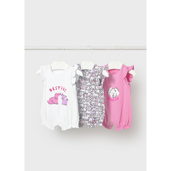 Mayoral Σετ 3 πιτζαμες ροζ 26-01731-010 1731