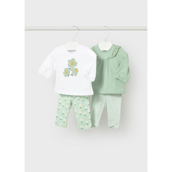 Mayoral Σετ κολαν 4 μακρυμανικα πρασιν φυκ 26-01741-059 1741